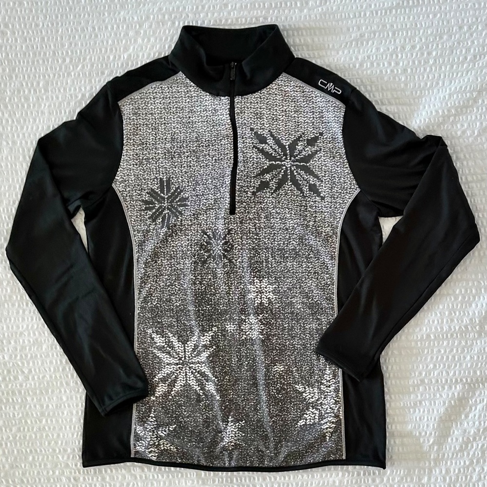 CMP SPORT NWOT Ski 1/4 Zip Base-layer Top Shirt Baselayer Base Layer Like Nils